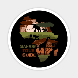 Safari Tour Guide Magnet